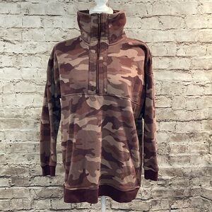 Old Navy Camouflage Quarter Zip